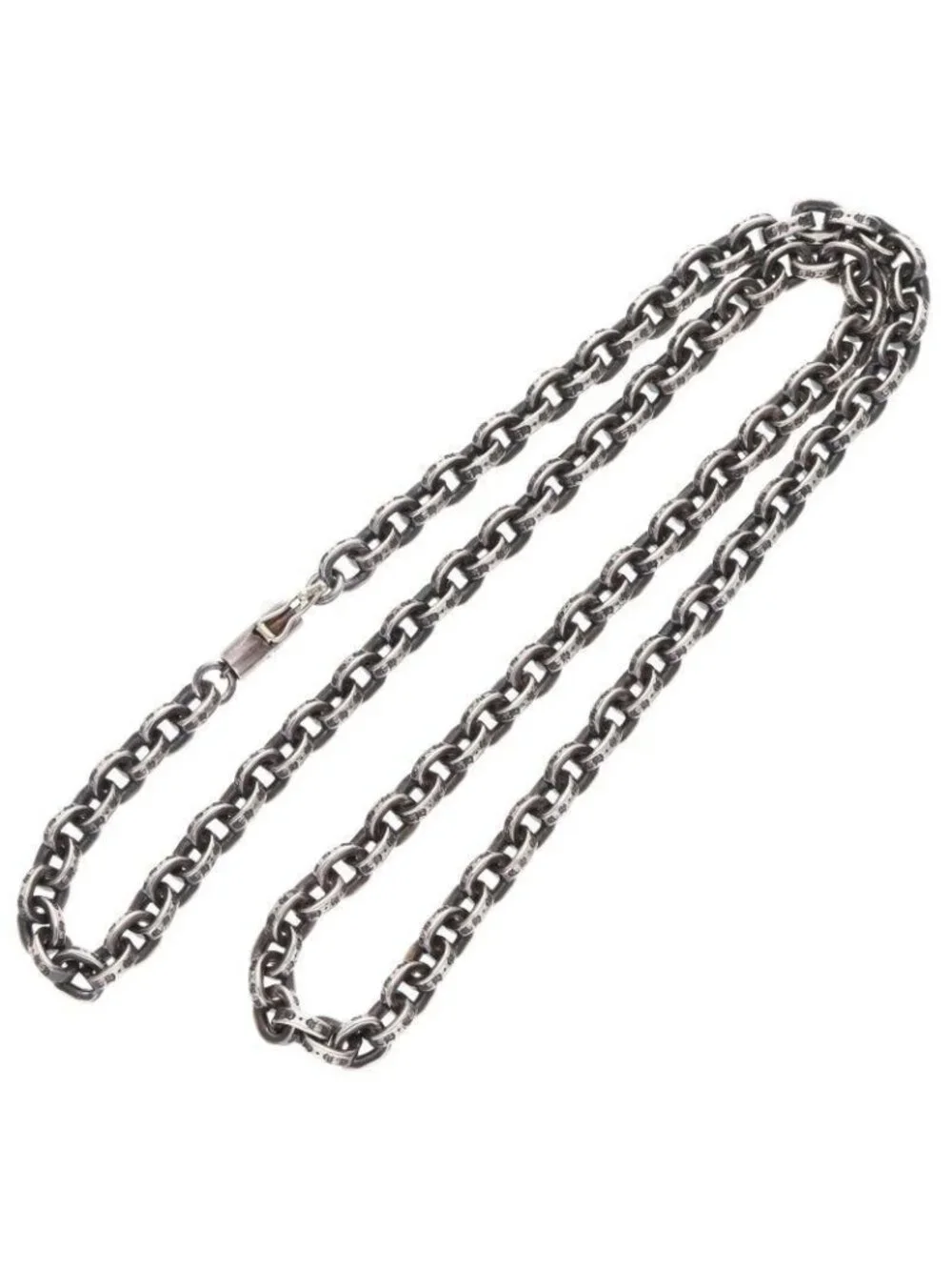 Chrome Hearts Paper Chain 18 Silver Necklace